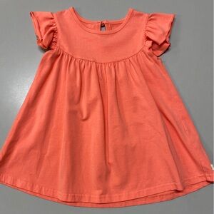 Sew SassyCoral Flutter Sleeve Kids Casual Dress size 18m
